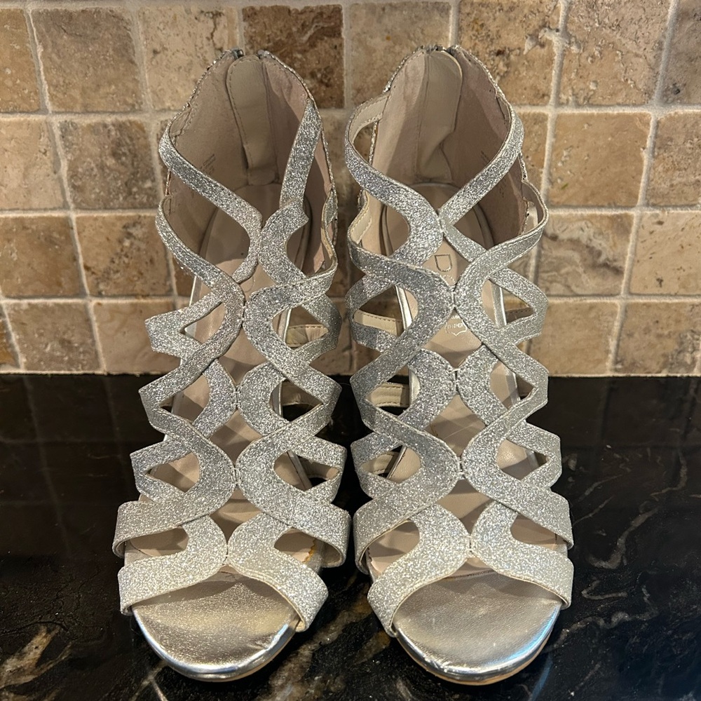 ALDO Elegant Silver Strappy Women's Sandals